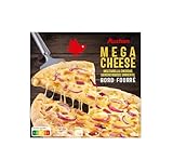 AUCHAN Mega Cheese Pizza 3 fromages et oignons rouges 450 g...