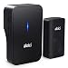 Wireless Doorbell Kit, No Battery Required for both Transmitter and Receiver, Waterproof Push Button, Operating at over 500-feet Range with 58 Chimes, 4 Level Volumey, LED Flash [Black, 2018 Upgraded]