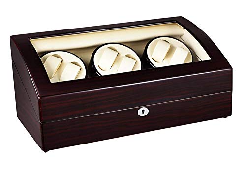 Estuche para 6 relojes automáticos que soluciona el mantenimiento de carga con batería