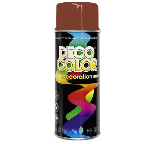 DECO COLOR DC Lackspray glänzend 400ml nach RAL freie Farbauswahl (kupferbraun glanz RAL 8004)