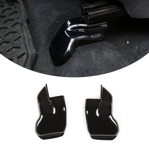 Car ABS Interior Anti-dust Seat Bracket Fixing Bolts Cover Decorative Cover,for Tacoma 2016 2017 2018 2019 2020 2021 2022 2023 Anti-dust Seat Bracket Molding Protect Trim Cover (Black)