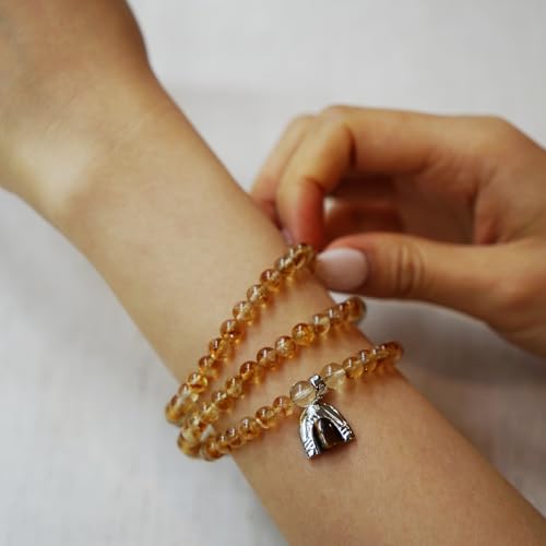 Image of Five Elements 18K Gold Vermeil 3 Layered Crystal Gemstone Beads Bracelet & Necklace for women Solid 925 Sterling Silver 18K Gold or White Gold Plated jewelry
