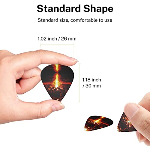 Volcano Lot de 6 médiators pour guitare acoustique, guitare électrique, basse, ukulélé – fins, moyens et épais - Les Beatles, Paul McCartney, John Lennon, RIngo Starr, George Harrison Volcano Lot de 6 médiators pour guitare acoustique, guitare électrique, basse, ukulélé - fins, moyens et épais – Image 8