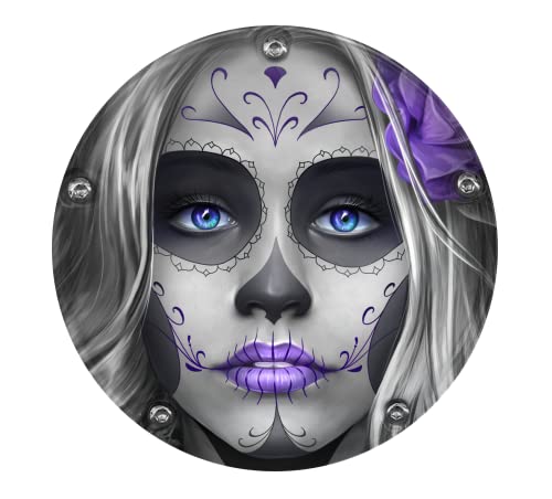 Sugar Skull Purple Derby Cover