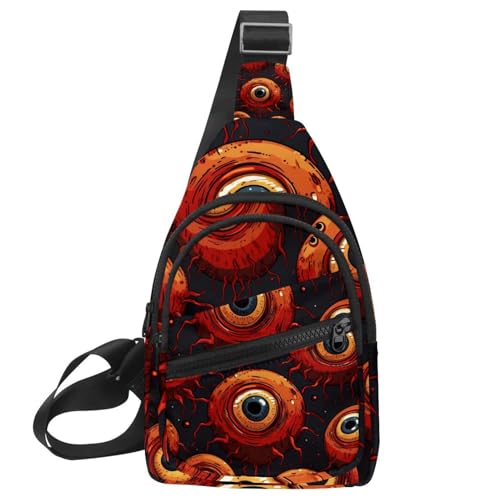 Mochila cruzada con correa ajustable idónea para running seguro y viajes activos