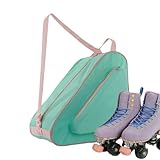 Tuxuseo Borsa per pattini, con cinghie regolabili e tasca impermeabile, per pattinaggio artistico, per viaggi, attrezzature da sci, bambini, donne, uomini e ragazzi