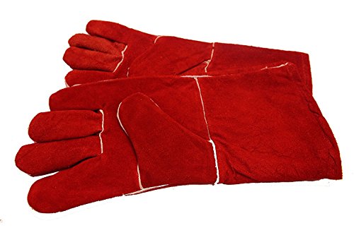 DSYJ Gloves High Temperature Stove Long Lined Welders Gauntlets