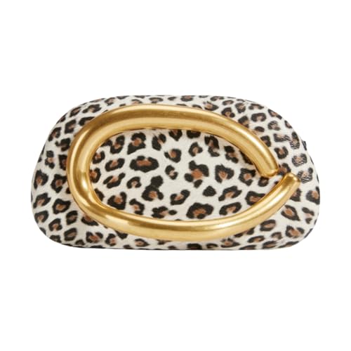 Image of Women PU Leather Metal Handle Handbag Trendy Commuting Compact Stone Purse Hand-held Causal Shoulder Clutch Bag
