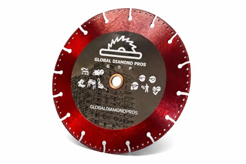 Image of 9” Battery Fire Rescue Diamond Blade Safety All Cut Demolition Diamond Saw Blade Cordless Battery Cut Off Saw Fire Safety Blade