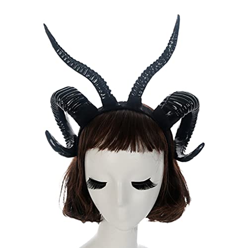 Accessoires de cheveux pour cosplay avec serre-tête de performance en corne robuste