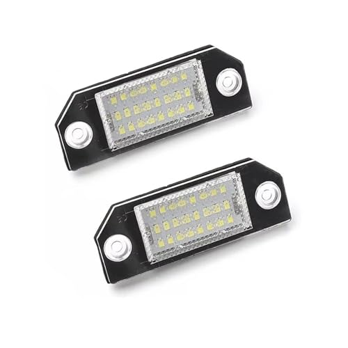 Luz LED de matrícula para viajes nocturnos en coche Ford Focus 2 y C-Max con mal tiempo
