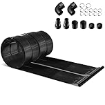 GiantexUK 3/6 x 0.75m Solar Pool Heating Mat, Weatherproof PE Swimming Pool Heater with Complete Accessories, Lightweight Solar Water Heating Systems for Swimming Pool Backyard Garden (3 x 0.75m)