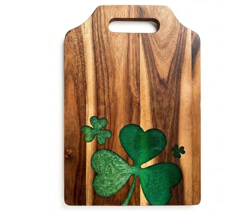 Tabla de cortar rectangular de madera Acacia 38x24 cm miniatura 1