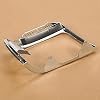 HECASA Headlight Chrome Trim Bezel Compatible with 1992-96 Ford Bronco F150 Truck 1992-97 F250 F350 F450 Truck RH & LH Headlamp Doors Pair Set
