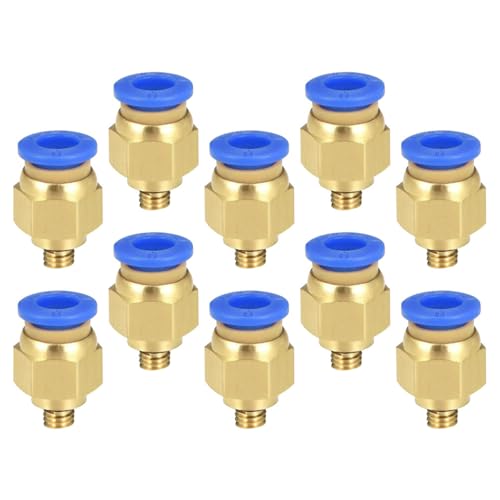 SOESFOUFU 10pcs Adapter Printer Pneumatic Fittings Air Hose Fitting High Precision