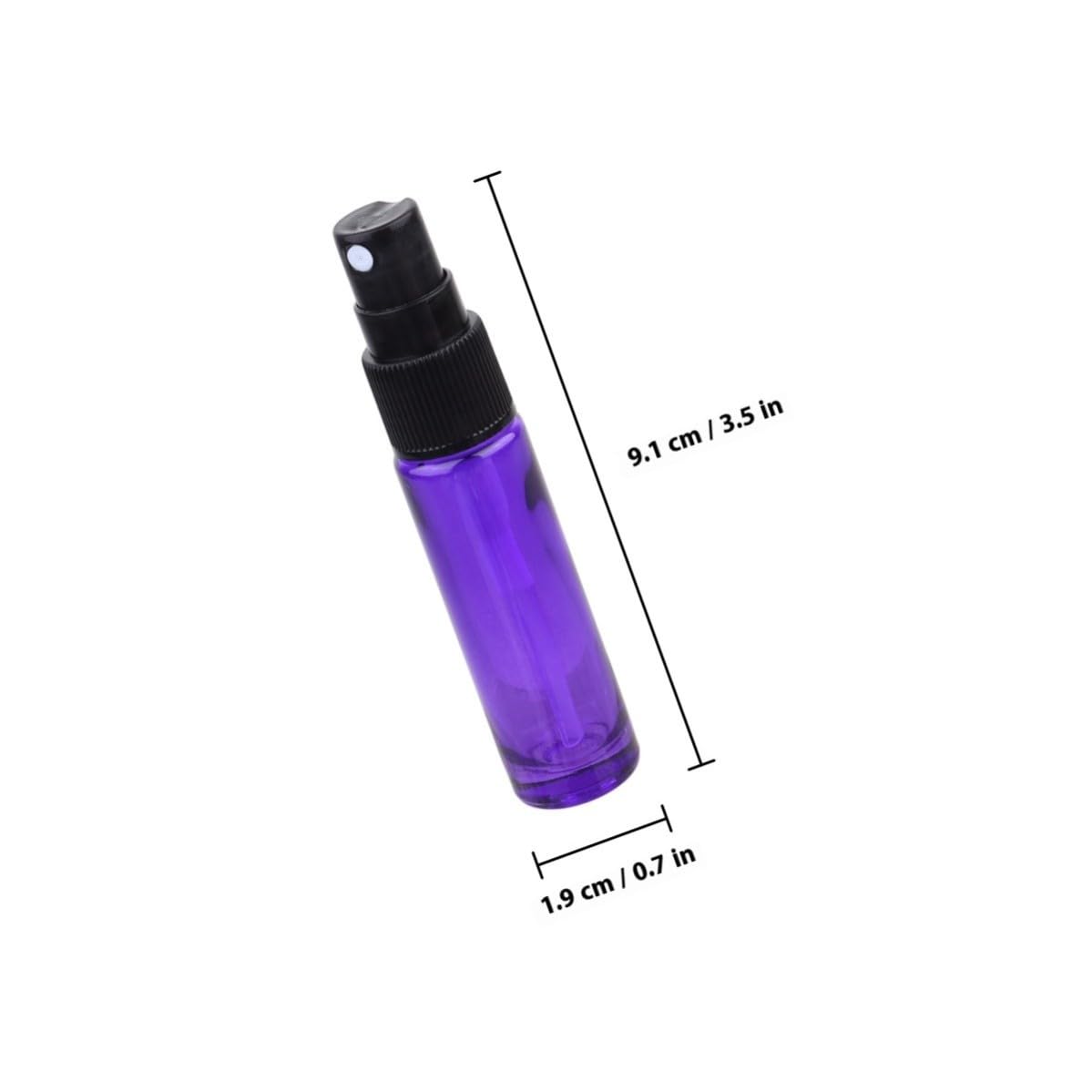 MAGICLULU Botella Pulverizadora de Vidrio 10ml para Perfumes y Colognes, 20 Piezas Recargables y Portátiles, Adecuado para Viajes y Actividades al Aire Libre