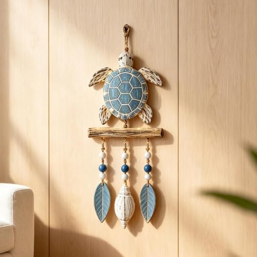 Arte de pared conchas marinas en madera premium con iluminación LED y mando a distancia 4
