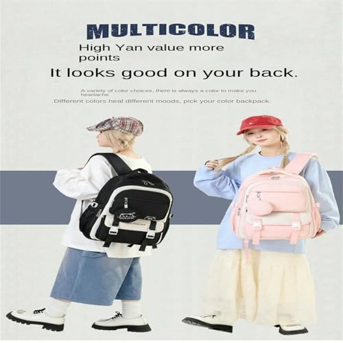 Mochila impermeable para estudiantes con hombreras cómodas 7