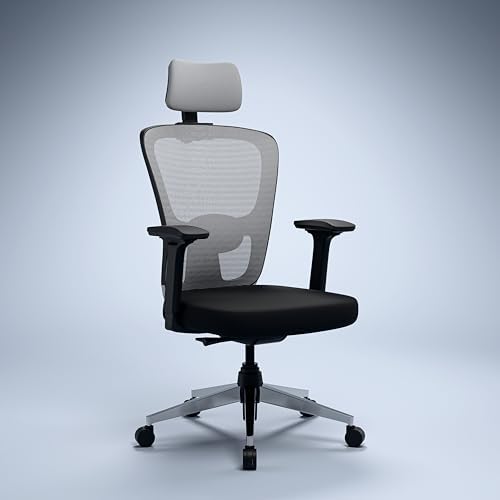 Green Soul Jupiter Pro (2025 Edition) Ergonomic Office Chair for Work|5 Year Warranty|Intelli-Adapt Recline Mechanism | Wired Korean Mesh for Superior Durability | Installation Provided | Grey