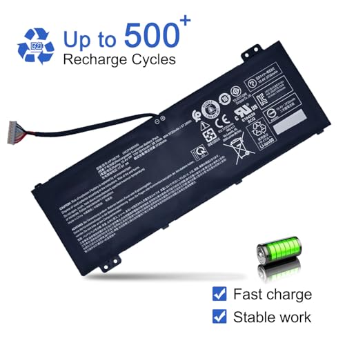 Image of AP18E7M AP18E8M Battery for Acer Nitro 5 AN515-54 AN517-51 Nitro 7 AN715-51 Aspire 7 A715-74G Predator Helios 300 PH315-52 PH317-53 Triton 300 PT315-51 Series 4ICP4 /69 /90 4ICP4 /70 /88 15.4V 58.75Wh