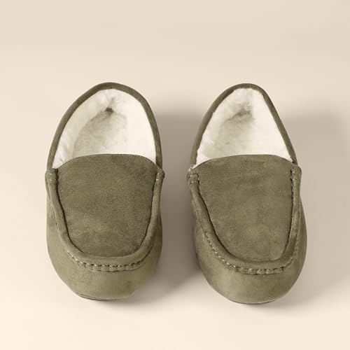 Image of Amazon Essentials Men's Memory Foam Moccasin Slippers