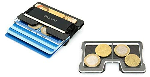 Slimpuro Porta Carte Credito ATTO con Portamonete