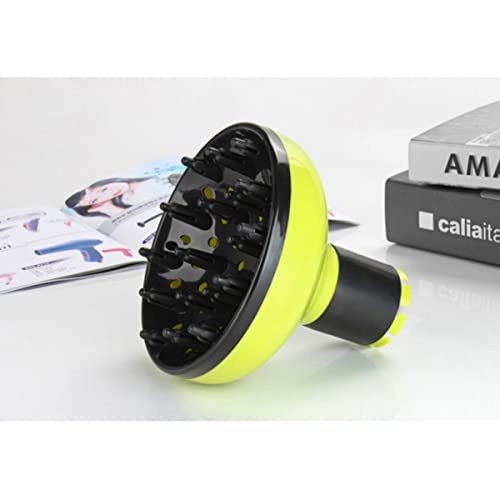 minkissy 2 peças profissional natural para secador de cabelo verde secador de cabelo ondulado frizz,