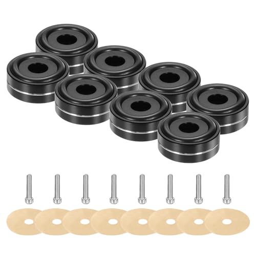 Almohadillas de aislamiento de subwoofer de 40x15 mm para altavoces y tocadiscos de audio de 8 piezas