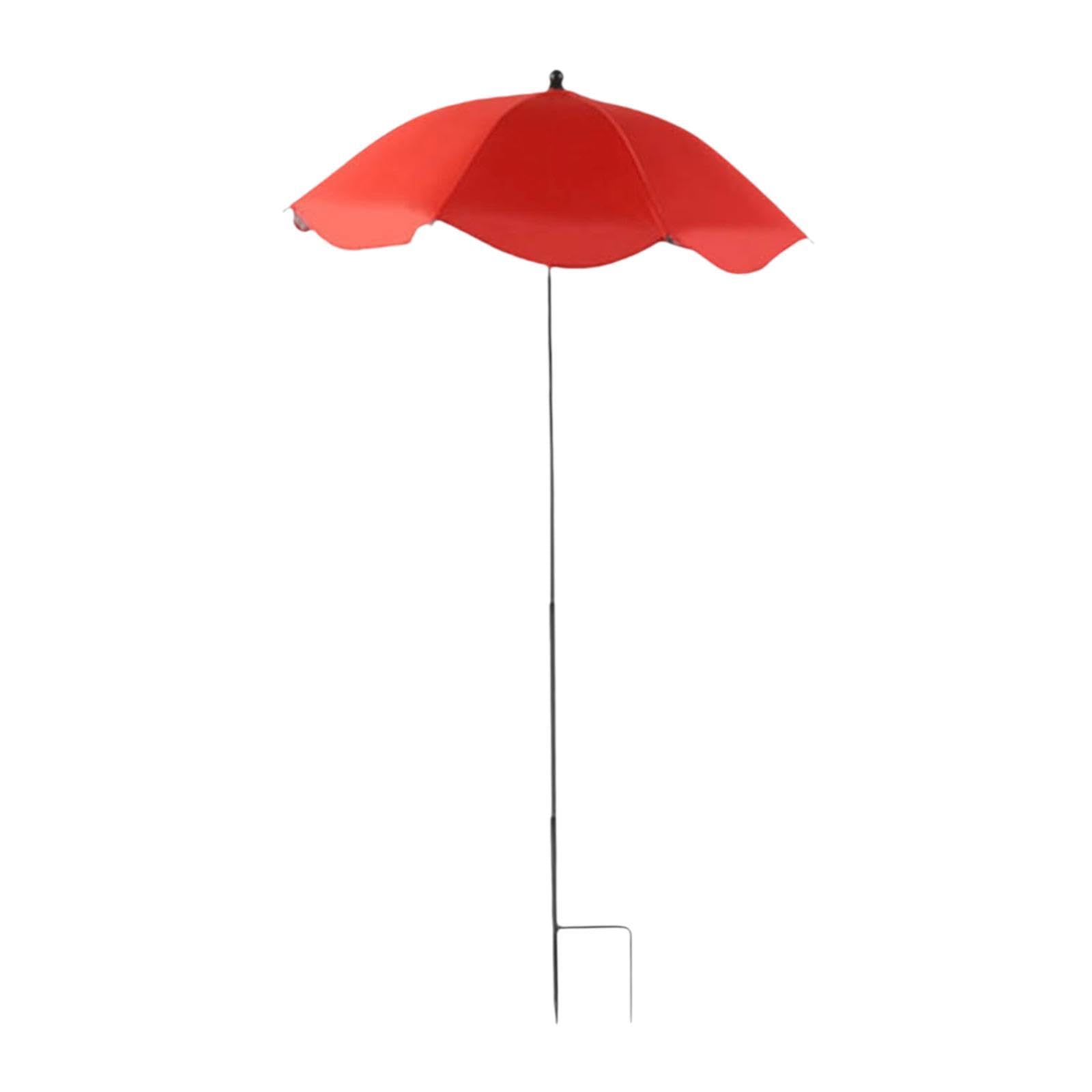 Plant Umbrella for Outdoor Plants Sun Shade for Plants for Potted Flower Pot Red-image-43