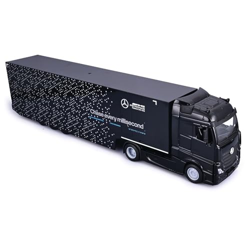 Bburago Actros Gigaspace Car Transporter 1/43 miniatura 5