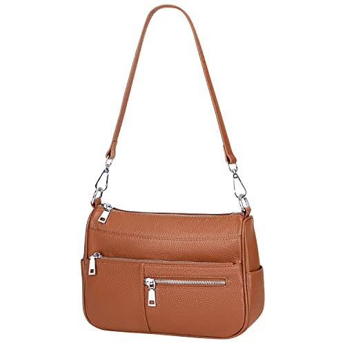 Over Earth Genuine Leather Shoulder Bag Small Crossbody Handbags for Women Ladies Purse2