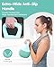 Soft Kettlebell - Cushioned Impact-Resistant Base and Anti-Slip, Kettle bell Anti-Slip Grip Weight for Home Workouts, Safe Strength Training Kettlebells Sets for Women & Men, With Non-slip Gloves (Green, 15 LB)