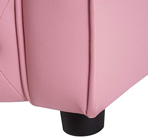 HOMCOM Kids Toddler Chair Sofa Children Armchair Seating Relax Playroom Seater Girl Princess Pink