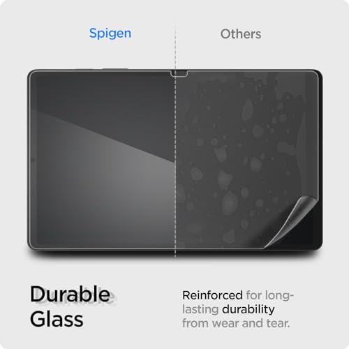 Spigen Glas.tR Slim Schutzfolie kompatibel mit Samsung Galaxy Tab S9 FE+, Kristallklar, Kratzfest, 9H Härte Folie – Ansicht 6