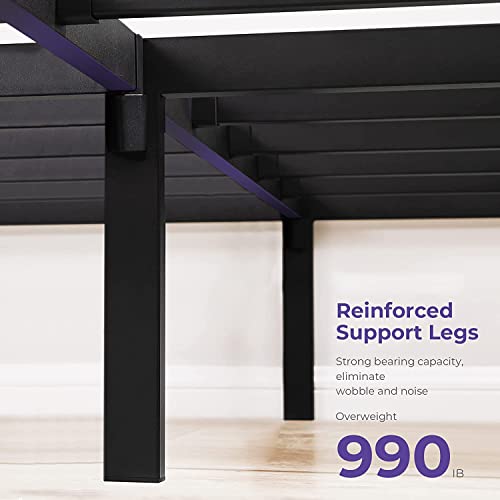 Greenforest Twin Bed Frame Quick Lock Heavy Duty Metal Platform And Queen Bed Frame With Headboard #TOP7