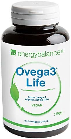 Ovega3 life DHA vegano - Olio di Alga 200mg - Alta Biodisponibilità -  Qualità Premium - Senza Colesterolo - Antiossidante - Senza glutine - Senza  lattosio - Senza additivi - Senza OGM - 180 VegeCaps : Amazon.it: Salute e  cura della persona