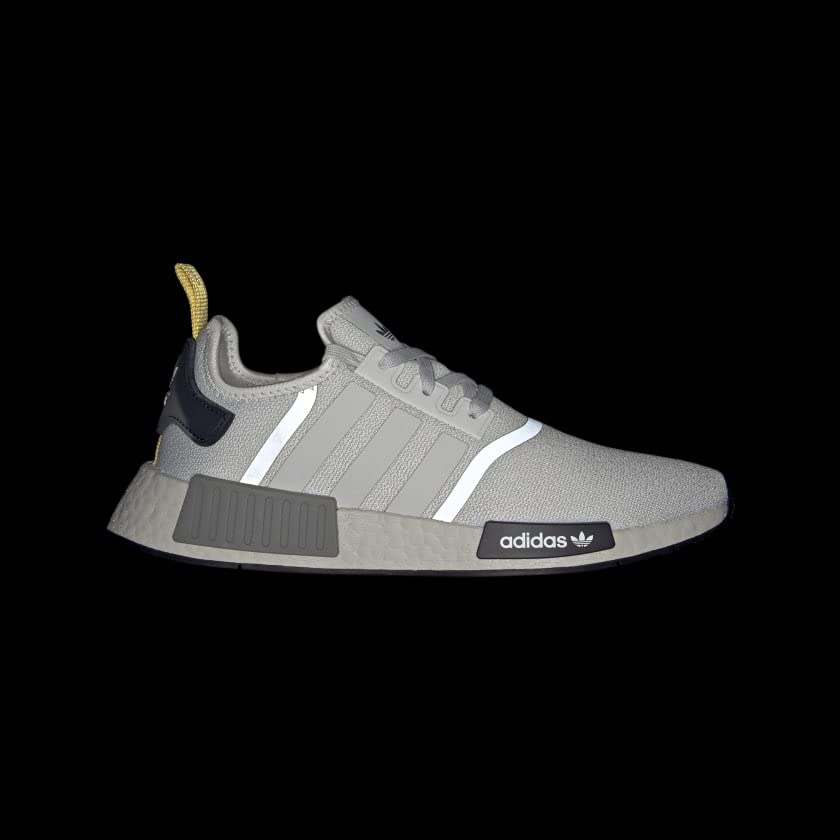 Image of adidas NMD R1 Shoes Men's, Grey, Size 13.5