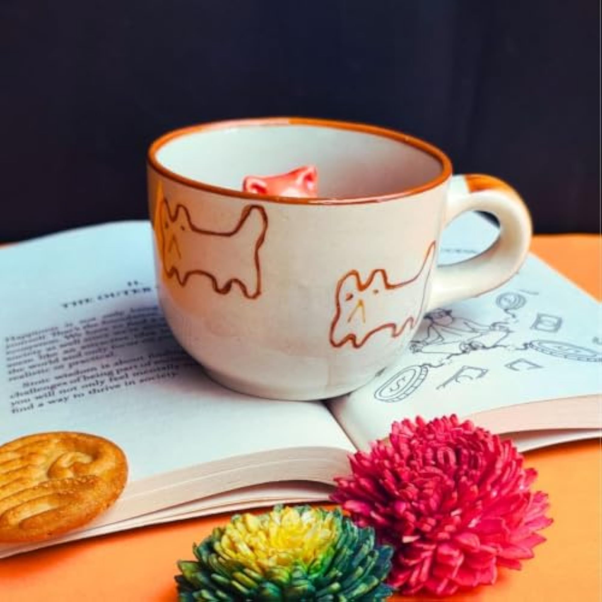 Meow 3D Mug, Cute Ceramic Coffee Mug