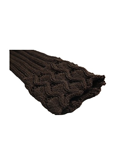 Image of uxcell Women's Knitted Design Solid Warm Thick Knee High Length Ribbed Leg Warmers