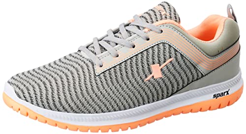 Image of SPARX Women's SX0164L Grey Peach Running Shoes 8 (SX0164LGYPC0008)