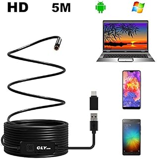 CLY Endoscope Borescope USB Type-C Waterproof Snake Inspection Camera 2.0 MP with 8