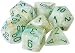 Chessex CHX27409 Dice-Marble Dark Green Set