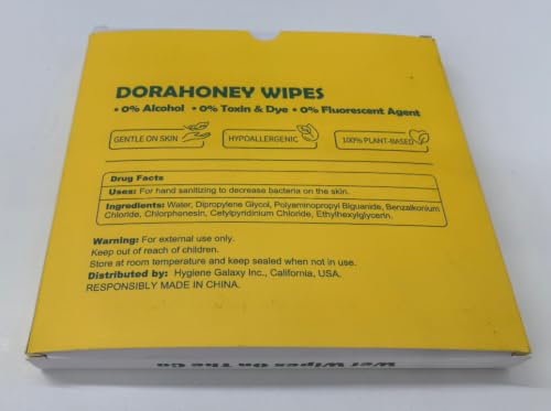 Image of Travel Antibacterial Hand Wipes, 99% Water Hand Sanitizer Wipes, Safe for Sensitive Skin & Hypoallergenic Hand Sanitizing Pocket Wipes, 48 Count (8 Packs of 6)