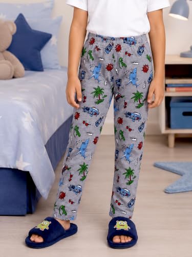 Image of KiddoPanti Boys Printed Pyjama | 100% Cotton Single Jersey Fabric | All Over Printed Design | Relax Fit & Ankle Length | Pyjama Pant