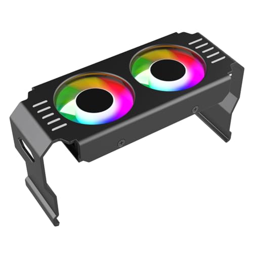 Disipador de memoria ARGB D50 con doble ventilador de enfriamiento para radiador de luz B