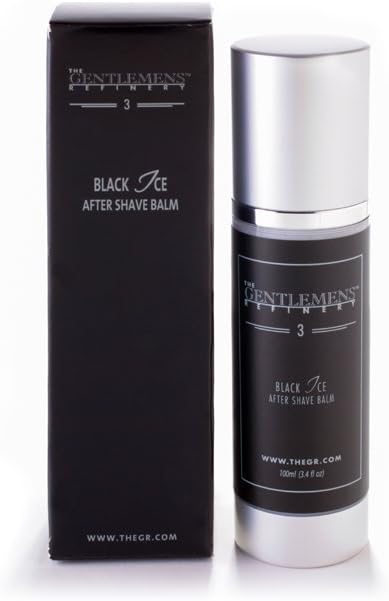 The Gentlemens Refinery 'Black Ice' After Shave Balm, All-Natural & Organic, 100ml
