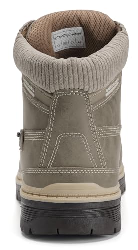 Image of Eagsouni Mens Womens Winter Snow Boots | Outdoor Boots For Daily Walking Hiking Trekking Climbing,Unisex Warm Lined,Rubber Sole,Anti Slip,Waterproof