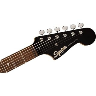 Squier Paranormal Stratosonic (Crimson Red Transparent) – Guitare Électrique - Les Beatles, Paul McCartney, John Lennon, RIngo Starr, George Harrison Squier Paranormal Stratosonic (Crimson Red Transparent) - Guitare Électrique – Image 5