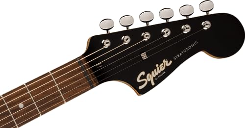 Squier Paranormal Stratosonic (Crimson Red Transparent) – Guitare Électrique - Les Beatles, Paul McCartney, John Lennon, RIngo Starr, George Harrison Squier Paranormal Stratosonic (Crimson Red Transparent) - Guitare Électrique – Image 6