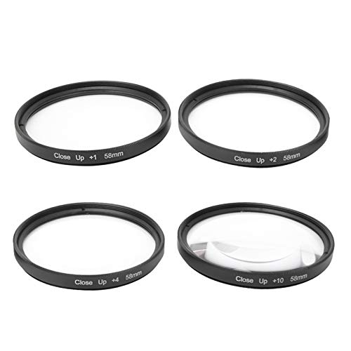 Filtre macro 58mm grossissement close up progressif pour objectif de reflex